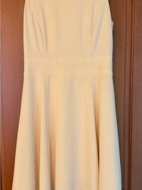 Calvin Klein Fit & Flare Dress – Cream/Ivory | Size 4